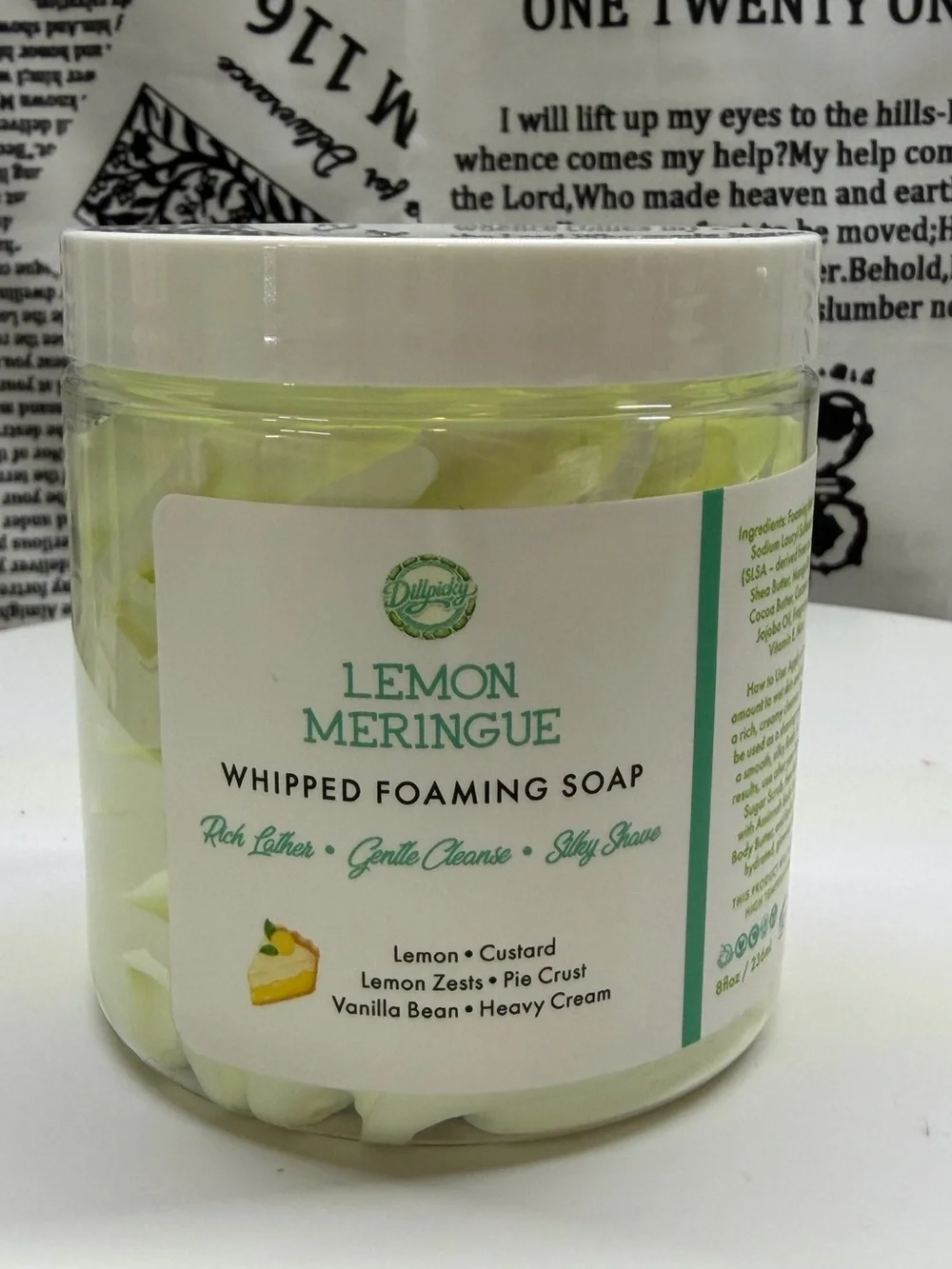 Aminnah Lotion & Whipped Foaming Soap Set With Lip Gloss- Lemon Scented